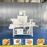 Macchina per impanare il cibo Macchina per impanare il pollo Impanatrice automatica